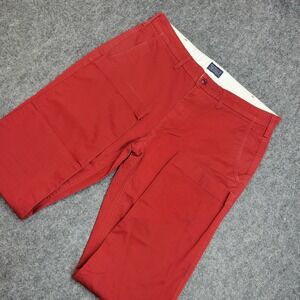 Levis Chino Pants Mens 32x30 Red Casual Mid Rise Straight Leg Preppy Old Money